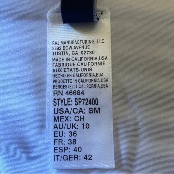 new Splendid Never Enough Bikini Bottom Navy Stripe Low Rise NEW size S - Picture 5 of 7